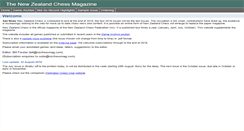 Desktop Screenshot of nzchessmag.com