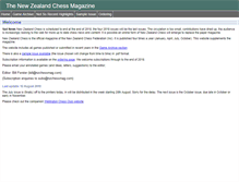Tablet Screenshot of nzchessmag.com